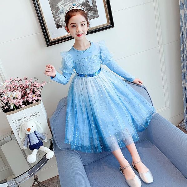 size 110-160cm 2021 princess dress for girls long sleeve mesh spring girls' clothes girl's dresses, Red;yellow
size 110-160cm 2021 princess dress for girls long sleeve mesh spring girls' clothes girl's dresses, Red;yellow