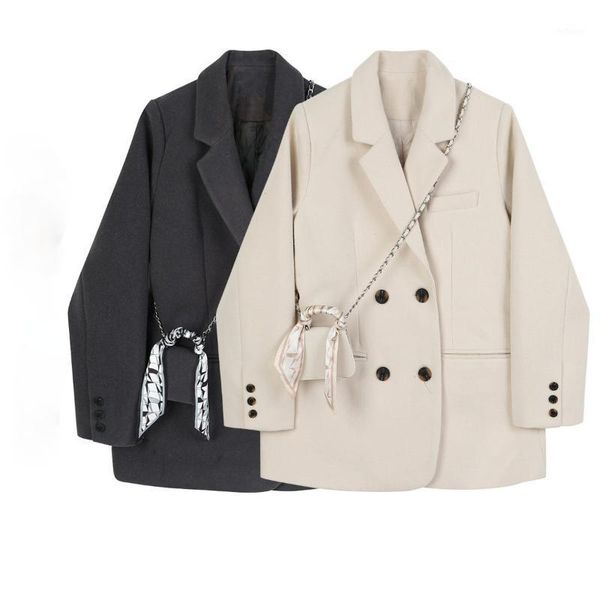 women's wool & blends 2021 coats for women cotton warm double breasted blazer overcoat female office lady blazers jackets, Black
women's wool & blends 2021 coats for women cotton warm double breasted blazer overcoat female office lady blazers jackets, Black