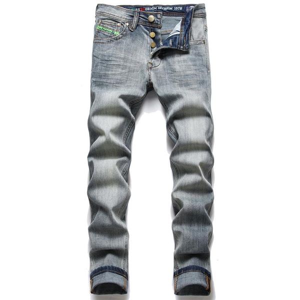 men's jeans winter 2021 cotton blue mid-waist casual solid color elastic breathable fashion trousers versatile slim pants
men's jeans winter 2021 cotton blue mid-waist casual solid color elastic breathable fashion trousers versatile slim pants