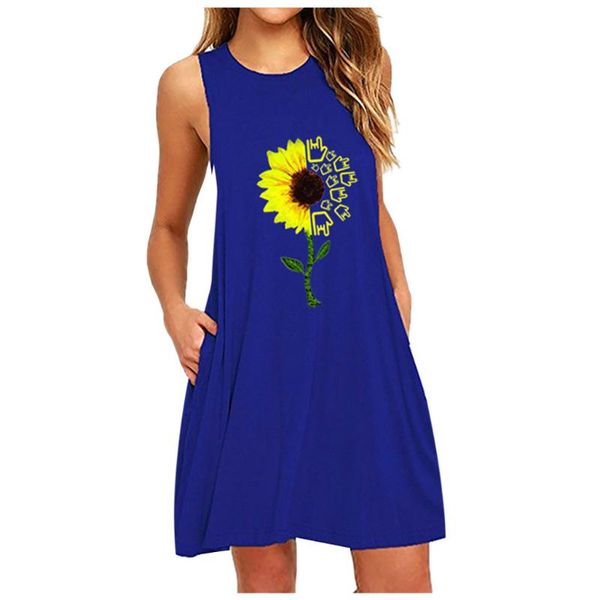 ladies vintage summer beach dresses fashion womens pocket sunflower printing sleeveless casual nightdress vestido female, Black;gray
ladies vintage summer beach dresses fashion womens pocket sunflower printing sleeveless casual nightdress vestido female, Black;gray