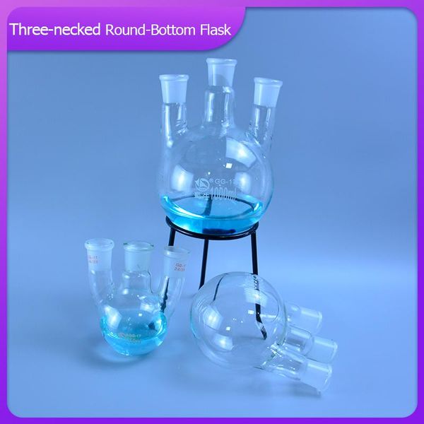 lab supplies 50/100/250/500/1000ml/2000ml 24/29 three-necked round-bottom flask,flask round bottom with three necks laboratory glass bottle
lab supplies 50/100/250/500/1000ml/2000ml 24/29 three-necked round-bottom flask,flask round bottom with three necks laboratory glass bottle