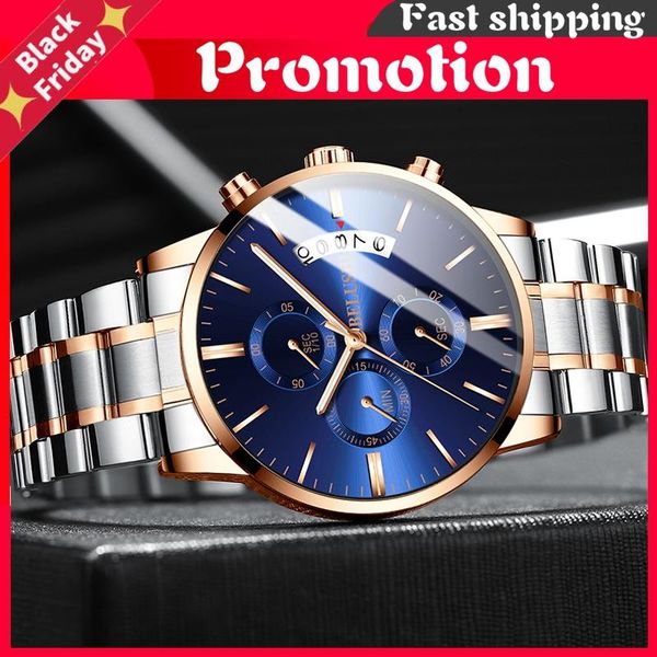 wristwatches relojes watch men fashion sport quartz clock mens watches chronograph high-end business waterproof relogio masculino, Slivery;brown
wristwatches relojes watch men fashion sport quartz clock mens watches chronograph high-end business waterproof relogio masculino, Slivery;brown