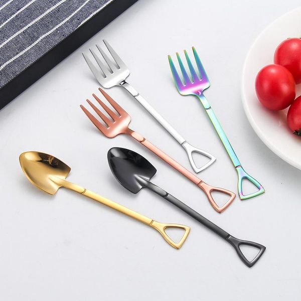 spoons 4pcs creative spoon fork coffee cutlery set stainless steel retro shovel ice cream tea fashion tableware
spoons 4pcs creative spoon fork coffee cutlery set stainless steel retro shovel ice cream tea fashion tableware