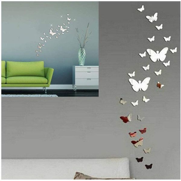 wall stickers 30pcs/1set butterfly pattern 3d three-dimensional acrylic sticker background home decoration mirror decal
wall stickers 30pcs/1set butterfly pattern 3d three-dimensional acrylic sticker background home decoration mirror decal