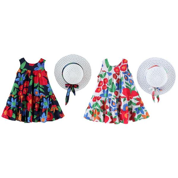 girl's dresses 1-6y kids girls summer dress, flower print sleeveless loose jumper skirt with sunha for, Red;yellow
girl's dresses 1-6y kids girls summer dress, flower print sleeveless loose jumper skirt with sunha for, Red;yellow