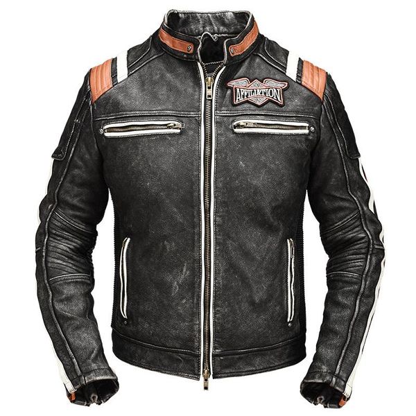 men's leather & faux vintage black embroidery skull motorcycle jackets 100% genuine cowhide men moto jacket coat warm clothing
men's leather & faux vintage black embroidery skull motorcycle jackets 100% genuine cowhide men moto jacket coat warm clothing