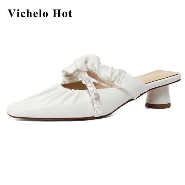 sandals vichelo genuine leather square toe med heel pearl-studded round sweet girl pearl dating slip on women shoes l27, Black
sandals vichelo genuine leather square toe med heel pearl-studded round sweet girl pearl dating slip on women shoes l27, Black