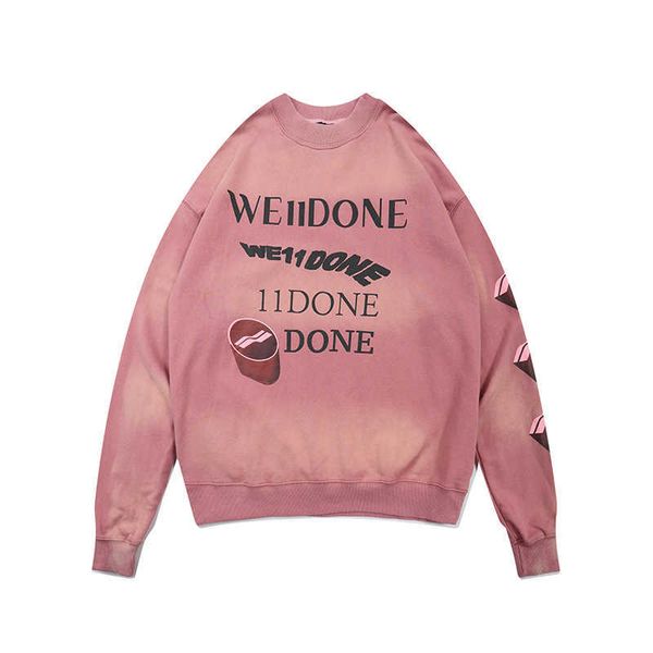 korean fashion brand we11done chocolate letter printing men's and women's loose fitting round neck sweater, Black
korean fashion brand we11done chocolate letter printing men's and women's loose fitting round neck sweater, Black