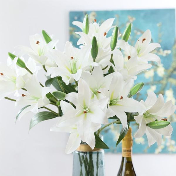 printing lily branch artificial flowers for home table wedding decoration plastic fake flower flores artificiais decorative & wreaths
printing lily branch artificial flowers for home table wedding decoration plastic fake flower flores artificiais decorative & wreaths