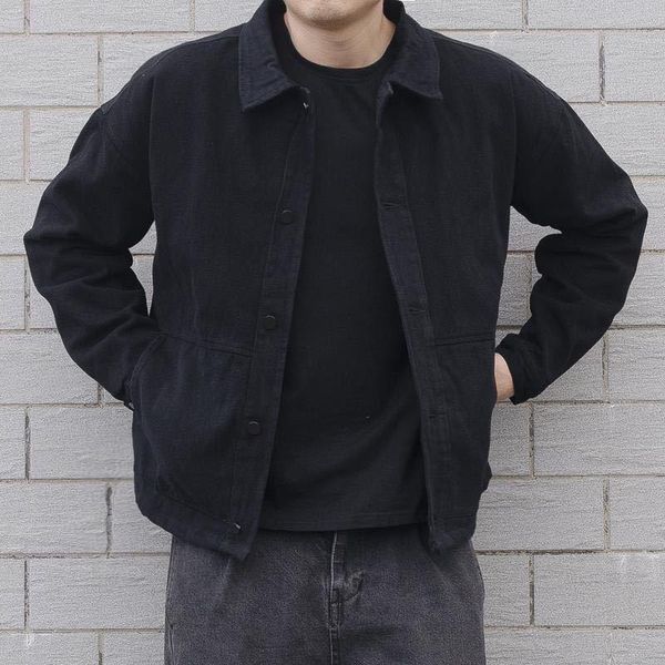 men's jackets autumn and winter black denim jacket male simple student wild loose youth, Black;brown
men's jackets autumn and winter black denim jacket male simple student wild loose youth, Black;brown