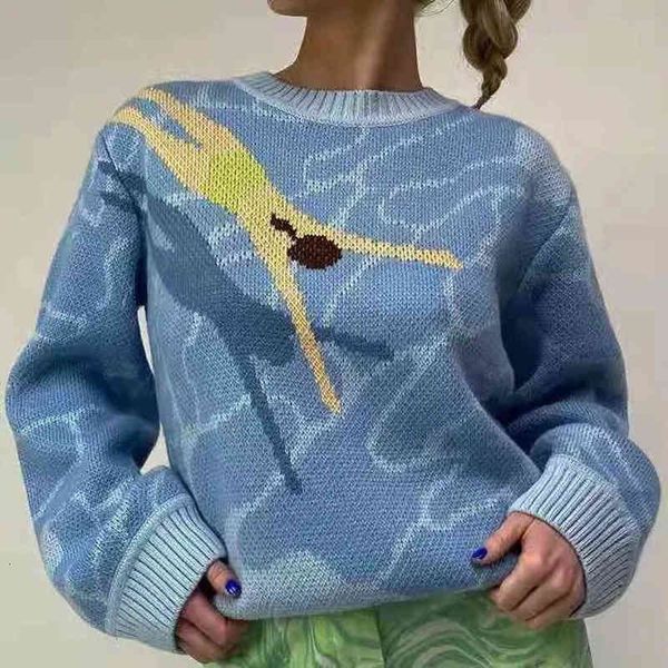 women's sweaters long-sleeve sweatshirt with wavy cashmere pattern, korean fashion, loose sweater, knitted or crocheted, for autumn and, White;black
women's sweaters long-sleeve sweatshirt with wavy cashmere pattern, korean fashion, loose sweater, knitted or crocheted, for autumn and, White;black