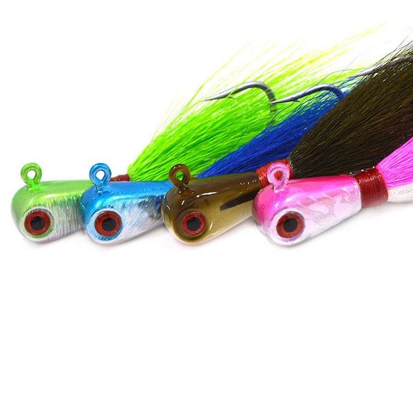 cff010 round head lead head bucktail jig five colors mix 1oz domestic hook fishing lure
cff010 round head lead head bucktail jig five colors mix 1oz domestic hook fishing lure