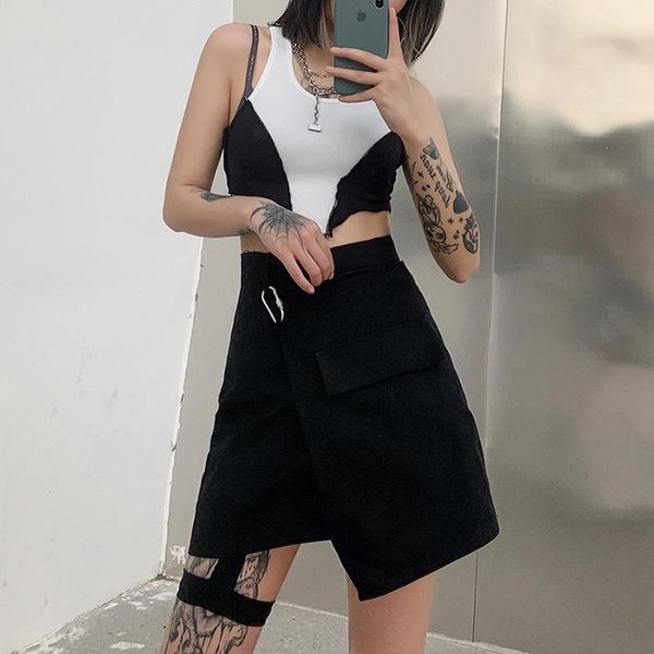 skirts fashion women skirt irregular hem chic bandage simple style solid color summer clothing mini, Black
skirts fashion women skirt irregular hem chic bandage simple style solid color summer clothing mini, Black