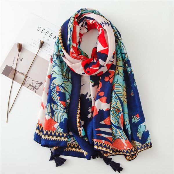 scarves fashion autumn and winter women's cotton material silk lady sunscreen print shawl style scarf, Blue;gray
scarves fashion autumn and winter women's cotton material silk lady sunscreen print shawl style scarf, Blue;gray