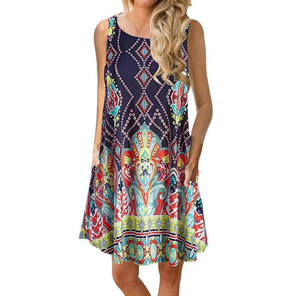 casual dresses summer beach dress women floral print sleeveless tank mini female o-neck loose holiday sundress #790, Black;gray
casual dresses summer beach dress women floral print sleeveless tank mini female o-neck loose holiday sundress #790, Black;gray