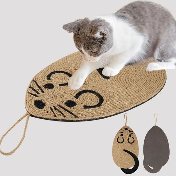funny mouse shaped anti scratch training sisal pad cat scratching mat pet interaction toy table legs carpets protector toys
funny mouse shaped anti scratch training sisal pad cat scratching mat pet interaction toy table legs carpets protector toys