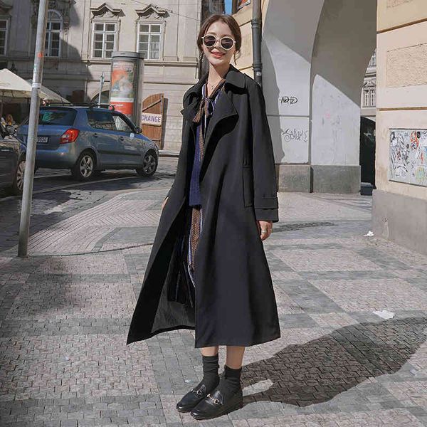 women's trench coats black long fashion brand trench coat for women with industrial belt jacket proof dwaterproof water mantle lady out, Tan;black
women's trench coats black long fashion brand trench coat for women with industrial belt jacket proof dwaterproof water mantle lady out, Tan;black