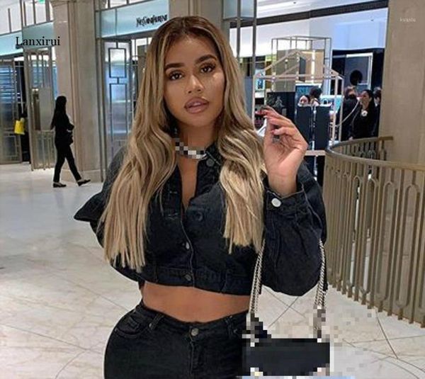 women's jackets autumn women loose denim 2021 fashion casual short jeans jacket long sleeve winter crop coat streetwear plus size, Black;brown
women's jackets autumn women loose denim 2021 fashion casual short jeans jacket long sleeve winter crop coat streetwear plus size, Black;brown