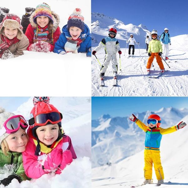 kids gloves winter warm outdoor snow skating snowboarding windproof ski guantes children's mittens, White
kids gloves winter warm outdoor snow skating snowboarding windproof ski guantes children's mittens, White
