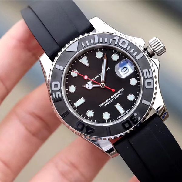 luxury fashion watch ceramic black bezel mens mechanical automatic movement 40mm watches sports men designer gold rubber band wristwatch, Slivery;brown
luxury fashion watch ceramic black bezel mens mechanical automatic movement 40mm watches sports men designer gold rubber band wristwatch, Slivery;brown