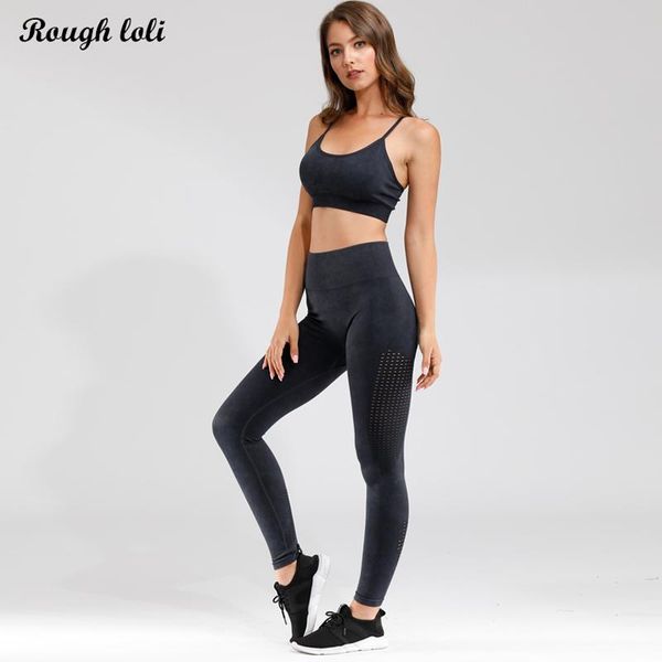 women's leggings workout clothes for women yoga set 2pcs gym clothing seamless sport fitness, Black
women's leggings workout clothes for women yoga set 2pcs gym clothing seamless sport fitness, Black