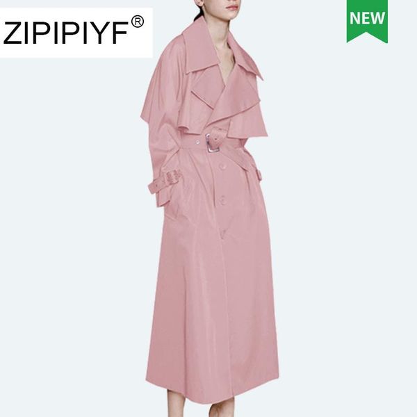 women's trench coats elegant fashion clothing pure pink female long coat 2021 ol single breasted c2100, Tan;black
women's trench coats elegant fashion clothing pure pink female long coat 2021 ol single breasted c2100, Tan;black
