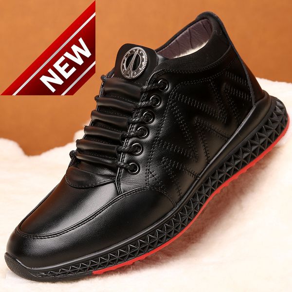 winter wool warm cotton high plush sports boots fur one men's shoes special price, Black
winter wool warm cotton high plush sports boots fur one men's shoes special price, Black