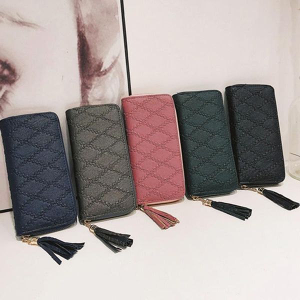 wallets fashion ladies wallet tassel high-quality coin purse card holder portable hand-held delicate pu leather handbag, Red;black
wallets fashion ladies wallet tassel high-quality coin purse card holder portable hand-held delicate pu leather handbag, Red;black