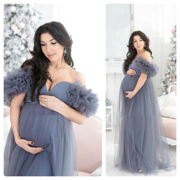 party dresses off shouler maternity for poshoot ruffles fancy pregnancy maxi gown baby shower pregnant women pography props, White;black
party dresses off shouler maternity for poshoot ruffles fancy pregnancy maxi gown baby shower pregnant women pography props, White;black