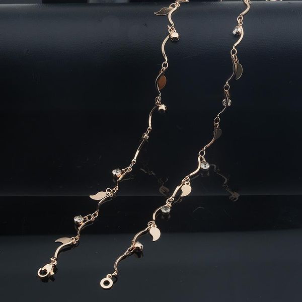 chains women 585 rose gold color half heart crystal leaf long jewelry necklace( no red box), Silver
chains women 585 rose gold color half heart crystal leaf long jewelry necklace( no red box), Silver
