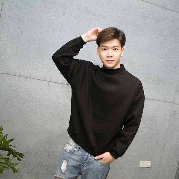 korean m-xxl male in high-color medium-collar fashion lets loose bat shirt big size long sleeve sweater 2gpz, Black
korean m-xxl male in high-color medium-collar fashion lets loose bat shirt big size long sleeve sweater 2gpz, Black