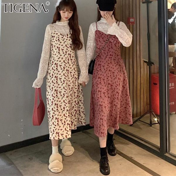 casual dresses tigena vintage spaghetti strap summer dress women 2021 korean cute floral print sleeveless tunic midi long female, Black;gray
casual dresses tigena vintage spaghetti strap summer dress women 2021 korean cute floral print sleeveless tunic midi long female, Black;gray