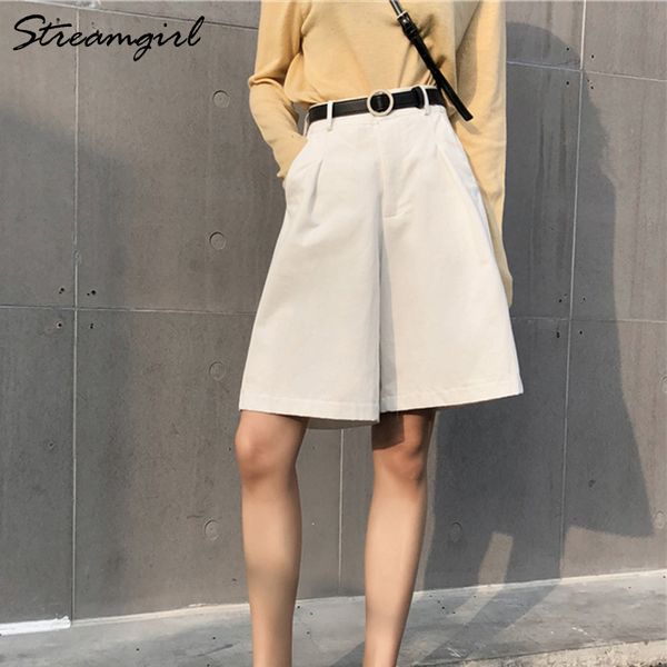 streamgirl summer women's pants capri short trousers wide white boyfriend shorts pants wide leg loose shorts summer 210421, Black;white
streamgirl summer women's pants capri short trousers wide white boyfriend shorts pants wide leg loose shorts summer 210421, Black;white