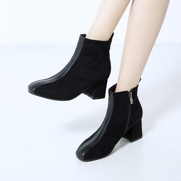 boots big size 43 med heels women faxu suede leather autumn winter shoes ladies zipper fashion ankle black
boots big size 43 med heels women faxu suede leather autumn winter shoes ladies zipper fashion ankle black