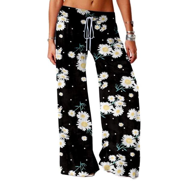 women's pants & capris 2021 products printed casual yoga wide leg sports, Black;white
women's pants & capris 2021 products printed casual yoga wide leg sports, Black;white