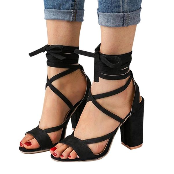 dress shoes vogue women sandals solid strap ankle lace up woman women\x27s cool boots high heels sandal summer apl28, Black
dress shoes vogue women sandals solid strap ankle lace up woman women\x27s cool boots high heels sandal summer apl28, Black