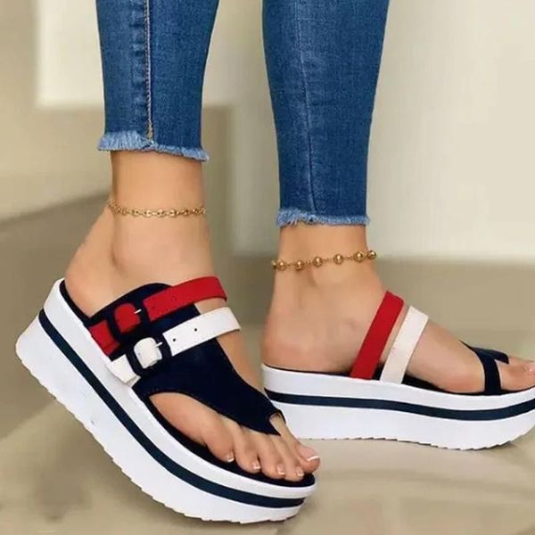 slippers plus size female beach flip flops 2021 summer women platform clip toe footwear ladies sandals buckle fashion casual, Black
slippers plus size female beach flip flops 2021 summer women platform clip toe footwear ladies sandals buckle fashion casual, Black