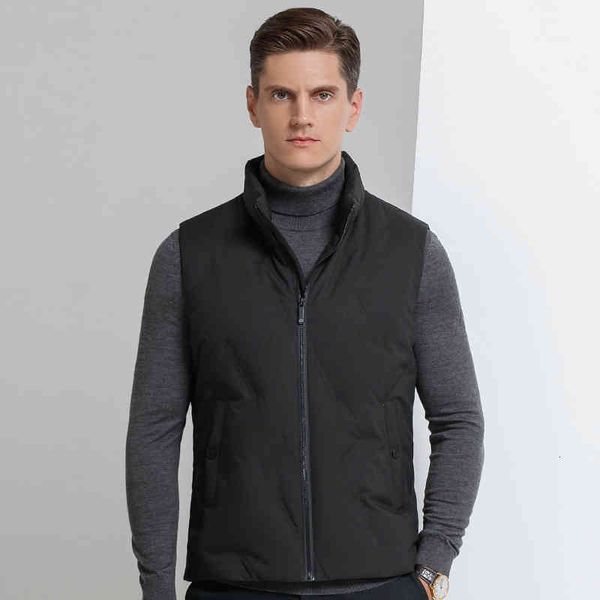 autumn winter 2021 new duck down trend waistcoat sleeveless vest jacket thickened men's coat korean version, Black
autumn winter 2021 new duck down trend waistcoat sleeveless vest jacket thickened men's coat korean version, Black