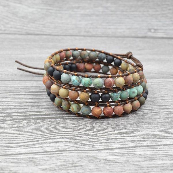 joursneige hand weaving boho bracelets color natural stone single leather wrap beauty cuff vintage bracelet jewelry beaded, strands, Black
joursneige hand weaving boho bracelets color natural stone single leather wrap beauty cuff vintage bracelet jewelry beaded, strands, Black