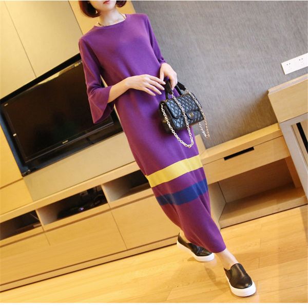 dress autumn winter korean extension sleeve dressed in single mode big pullover shirt size maxi f1560 p8p7, Black;gray
dress autumn winter korean extension sleeve dressed in single mode big pullover shirt size maxi f1560 p8p7, Black;gray