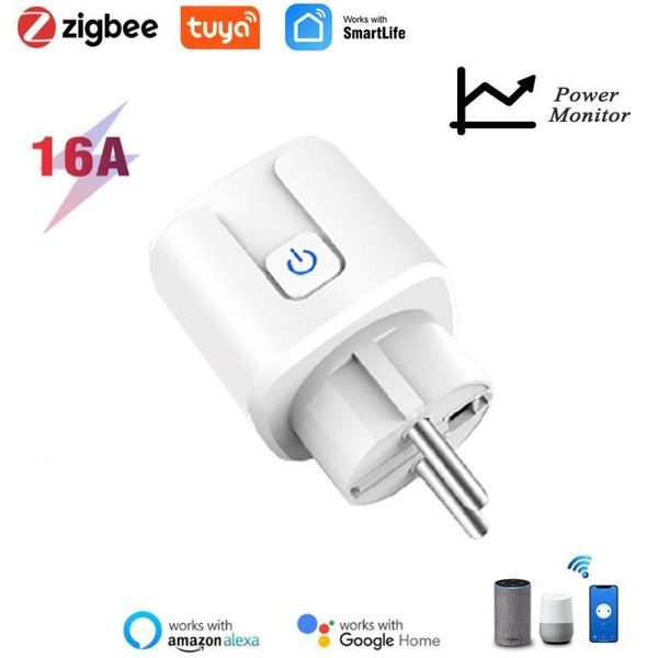 smart power plugs zigbee tuya wifi socket 16a eu plug life app remote control monitor works with alexa google home
smart power plugs zigbee tuya wifi socket 16a eu plug life app remote control monitor works with alexa google home