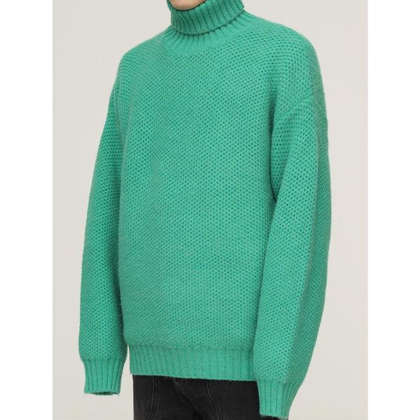 men's sweaters turtleneck for men autumn green sweater oversize warm simple lazy couple knitted pullover casual thicken male winter, White;black
men's sweaters turtleneck for men autumn green sweater oversize warm simple lazy couple knitted pullover casual thicken male winter, White;black