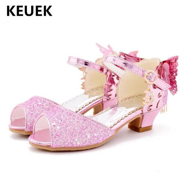 girls shoes rhinestone tassel princess sandals student crystal children performance high-heeled baby 02c, Black;red 
girls shoes rhinestone tassel princess sandals student crystal children performance high-heeled baby 02c, Black;red