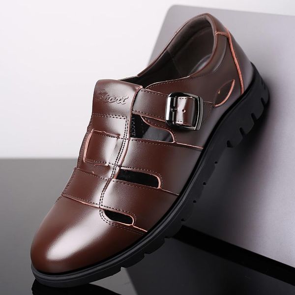 sandals 2021 men genuine leather outdoor casual for beach shoes roman plus size 896, Black
sandals 2021 men genuine leather outdoor casual for beach shoes roman plus size 896, Black