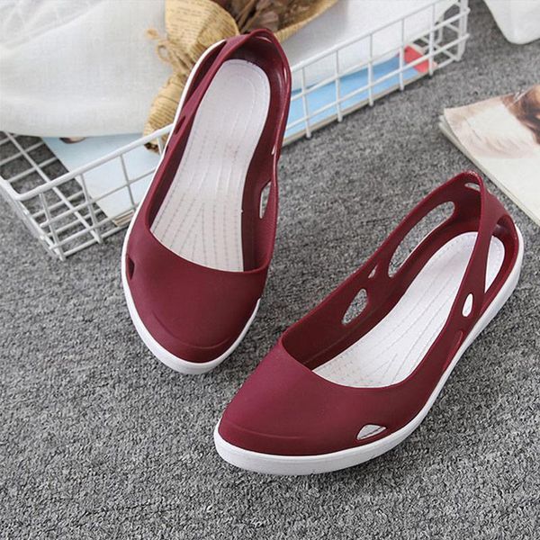 sandals women's women casual shoes slip on soft heels flat jelly summer shallow loafers hollow breathable ladies, Black
sandals women's women casual shoes slip on soft heels flat jelly summer shallow loafers hollow breathable ladies, Black