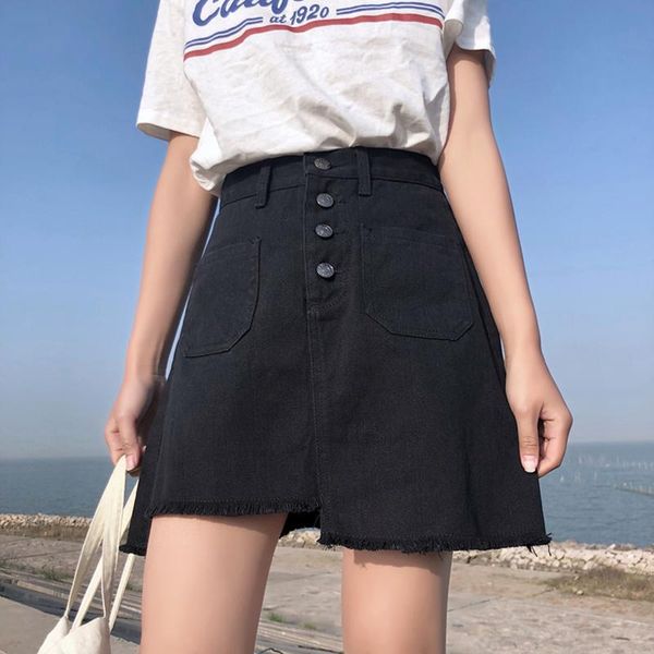 skirts denim skirt for women high waist hole ripped summer irregular a line mini 2021 fashion harajuku clothes, Black
skirts denim skirt for women high waist hole ripped summer irregular a line mini 2021 fashion harajuku clothes, Black