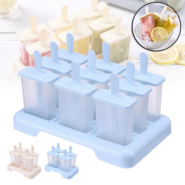 baking moulds 4/9 cells ice cream mold with stick & lid reusable diy dessert mould maker for home kitchen clear color a1
baking moulds 4/9 cells ice cream mold with stick & lid reusable diy dessert mould maker for home kitchen clear color a1