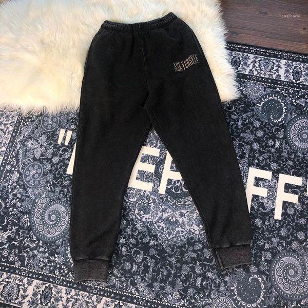 men's pants askyurself water wash do old heavy fabric sweatpants men women fashion brand clothing trousers, Black
men's pants askyurself water wash do old heavy fabric sweatpants men women fashion brand clothing trousers, Black