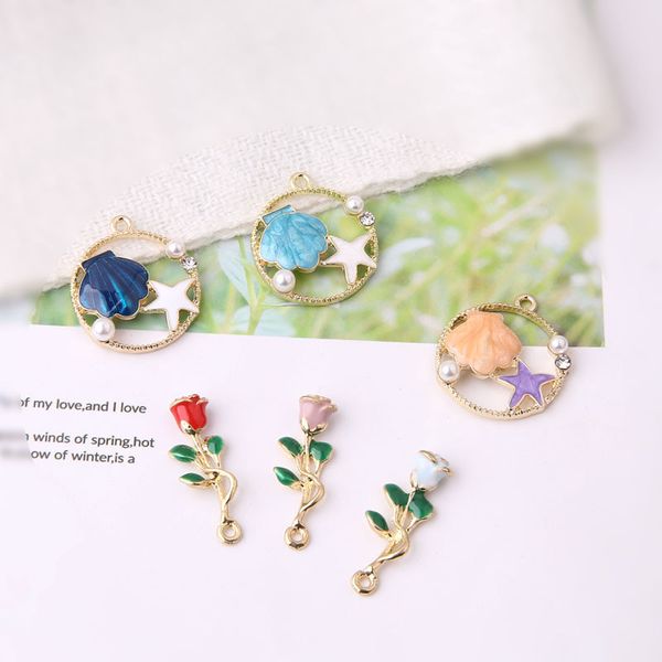 20pcs starfish enamel charms metal boy flowers pendants diy earring bracelet jewelry accessories girls gifts, Bronze;silver
20pcs starfish enamel charms metal boy flowers pendants diy earring bracelet jewelry accessories girls gifts, Bronze;silver