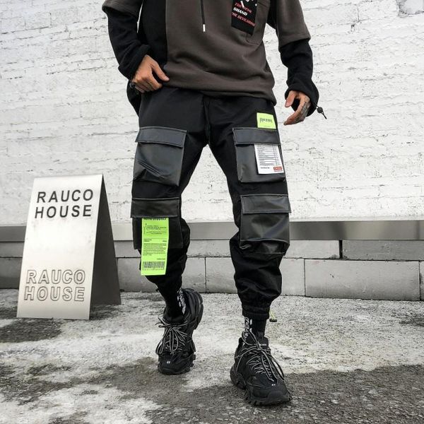 men hip hop black cargo pants joggers sweatpants overalls ribbons streetwear harem women fashions trousers men's
men hip hop black cargo pants joggers sweatpants overalls ribbons streetwear harem women fashions trousers men's